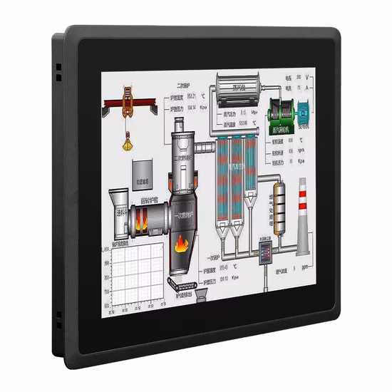 10.4 12 15 17 PC industriale a pannello incorporato impermeabile con touch screen a 19 pollici per PC